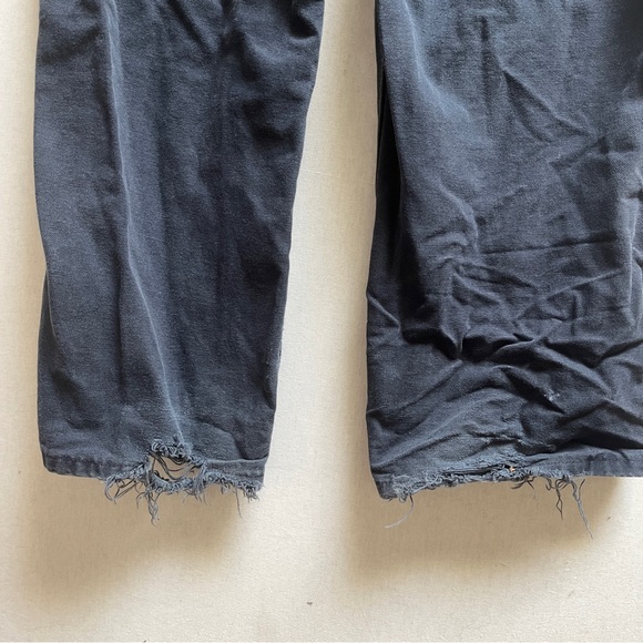 Carhartt distressed dungaree wor pants Sz 32 - Picture 3 of 9